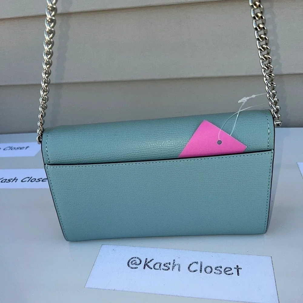 Kate Spade Darcy Embroidered Chain Crossbody & Convertible Wallet - Picture 10 of 12